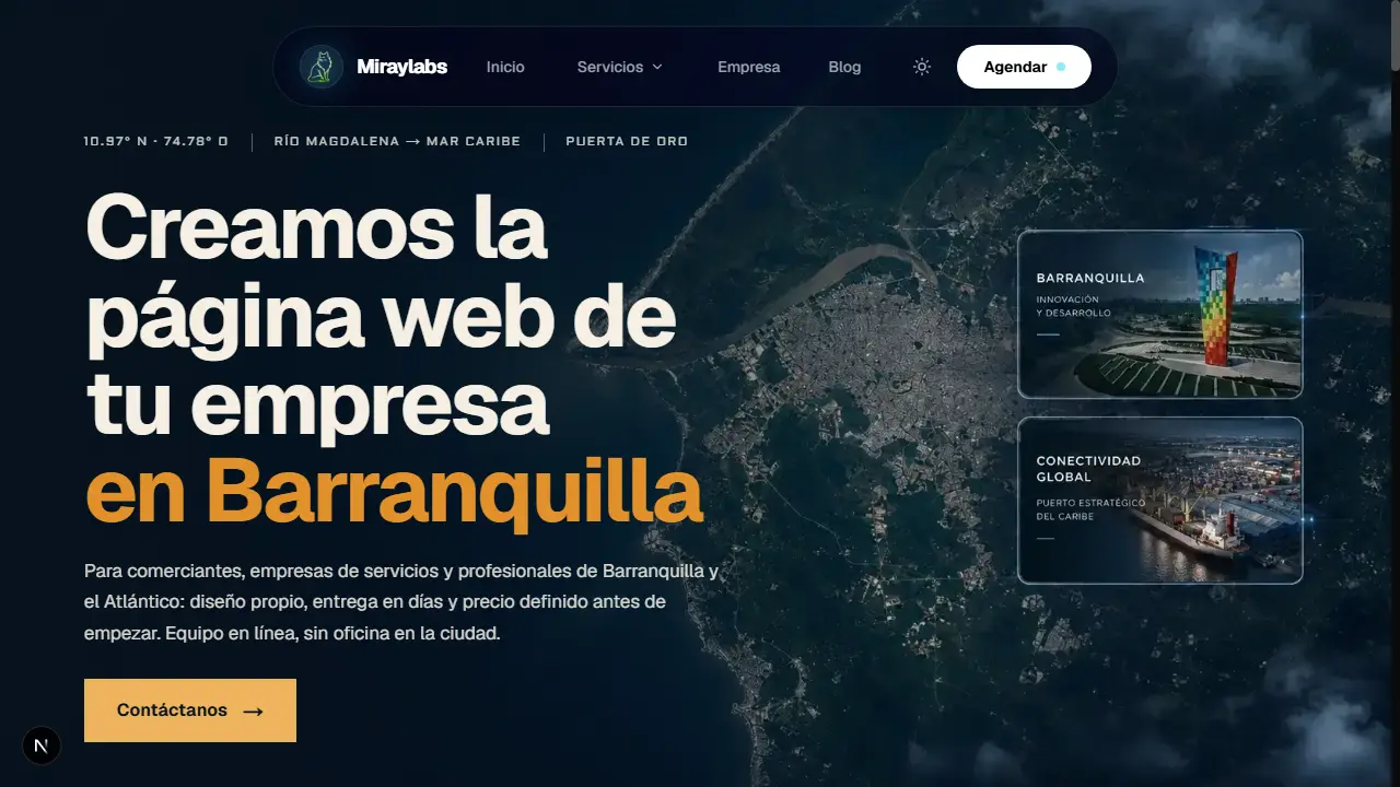 Página web en Barranquilla