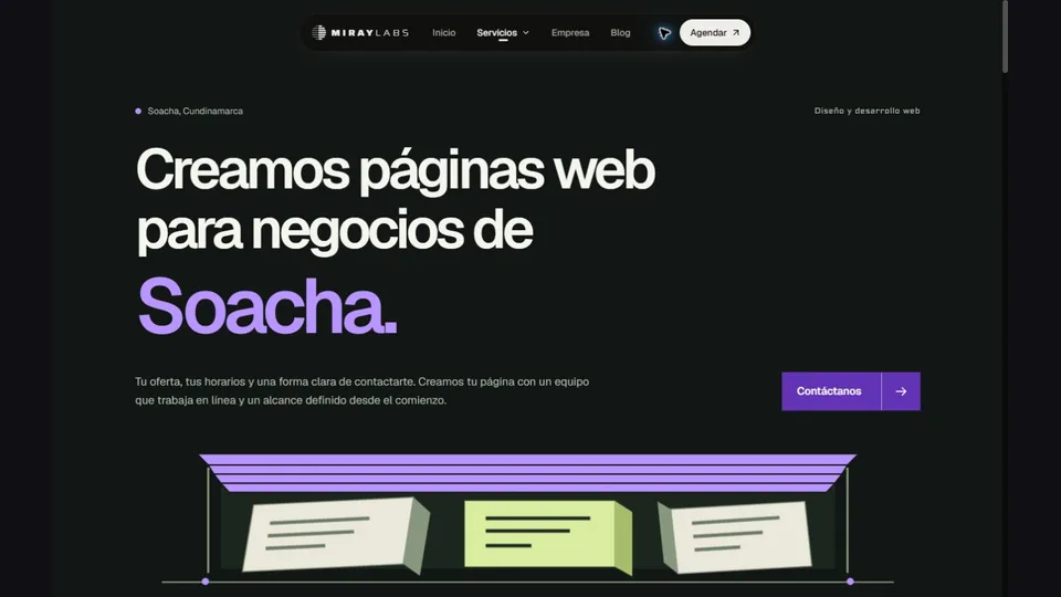 Página web en Soacha